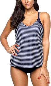 img 1 attached to Maysoul Ladies Tankini Swimwear Swimsuits