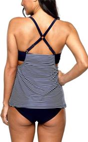 img 3 attached to Maysoul Ladies Tankini Swimwear Swimsuits