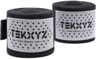 🥊 tekxyz pro 200" inch semi-elastic hand wraps: ideal for boxing, kickboxing, muay thai, mma логотип