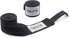 img 1 attached to 🥊 TEKXYZ Pro 200" Inch Semi-Elastic Hand Wraps: Ideal for Boxing, Kickboxing, Muay Thai, MMA