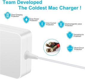 img 2 attached to 🔌 45W Power Adapter Charger for MacBook Air 11-inch & 13 inch (After Mid 2012) - Compatible Charger Fit for Mac Book Air