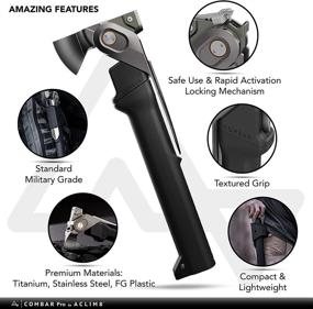 img 1 attached to 🪓 Aclim8 COMBAR Pro Titanium - Ultimate 5-in-1 Rescue and Survival Tool: Hammer, Axe, Spade, Knife, Saw, and Magazine - The Elite Adventurer's All-in-One Companion