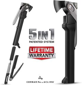 img 2 attached to 🪓 Aclim8 COMBAR Pro Titanium - Ultimate 5-in-1 Rescue and Survival Tool: Hammer, Axe, Spade, Knife, Saw, and Magazine - The Elite Adventurer's All-in-One Companion