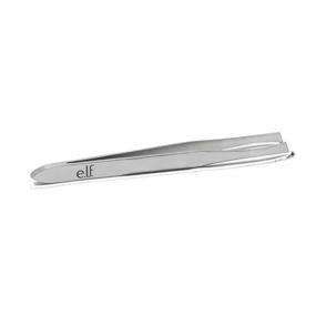 img 1 attached to e.l.f. Slant Tweezer: High-Quality Stainless Steel with Powerful Grip for Precise Hair Removal, Shaping, and Defining - Easy-to-Use and Ergonomic Design