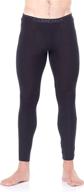 🩲 icebreaker merino men's 175 everyday thermal leggings with fly - ideal cold weather base layer logo