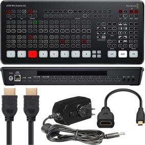 img 4 attached to 🎥 Blackmagic Design ATEM Mini Extreme ISO HDMI Live Streaming Switcher: Enhanced Features with Power Supply, Adapters & HDMI Cable Included