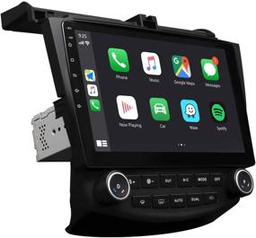 img 4 attached to Best Android 10 Double Din Car Stereo for 2003~2007 Accord - Eonon 10.1 🚗 Inch Car Radio with GPS Navigation, Split Screen, Built-in Apple Carplay, and DSP - GA9476B