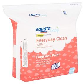 img 1 attached to 🌿 Equate Fragrance Free Refill Wipes with Natural Aloe and Vitamin E - 240 Sheets