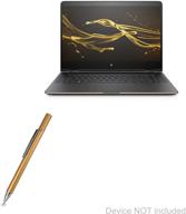 🖊️ boxwave finetouch capacitive stylus pen for hp spectre x360 - champagne gold: precision and style combined logo