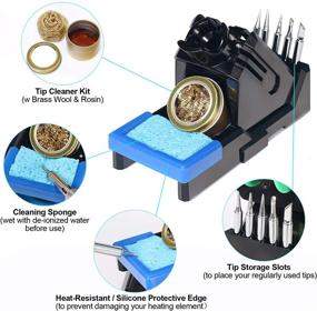 img 1 attached to 🔥 Intelligent Adjustable Versatile Soldering Tool - Temperature Range: 392℉ to 896℉