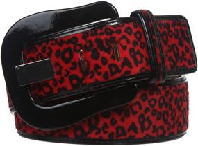 img 2 attached to Womens Patent Leather Leopard Animal