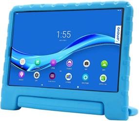 img 2 attached to 🧒 Kid Friendly Case for Walmart Onn Pro 10.1" Android Tablet 2020 - Golden Sheeps Shockproof Ultra Light Weight Convertible Handle Stand Cover (Blue)