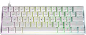img 3 attached to GK61S Mechanical Gaming Keyboard - 61 Keys Multi Color RGB Illuminated LED Backlit Wired Programmable For PC/Mac Gamer (Gateron Mechanical Black