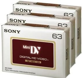 img 3 attached to Sony DVC HD 63 Minute Videocassette - 3 Pack (No Longer Manufactured)