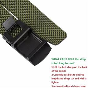 img 3 attached to 👖 Nylon Belts for Men - Stylish and Durable Casual Military Accessories in Belts