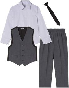 img 2 attached to Calvin Klein 4 Piece Formal Suit Vest for Boys in Suits & Sport Coats