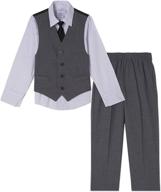 calvin klein 4 piece formal suit vest for boys in suits & sport coats logo