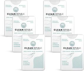 img 4 attached to 🧴 Clean Republic Hand Cleanser - Hypochlorous Acid Formula | Medical Strength | Non-Toxic & Alcohol Free | Fragrance Free | Travel Size (6 Pack)