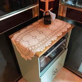 img 2 attached to Hetao Handmade Crochet Runners Tablecloth Food Service Equipment & Supplies