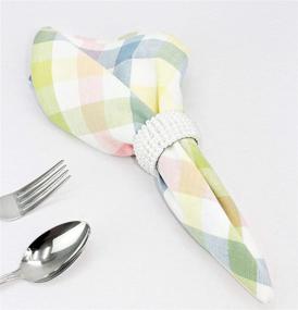 img 2 attached to COTTON CRAFT Gingham Checked Multicolor: Stylish and Vibrant Checked Cotton Fabric for All Your Crafting Needs