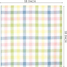 img 3 attached to COTTON CRAFT Gingham Checked Multicolor: Stylish and Vibrant Checked Cotton Fabric for All Your Crafting Needs