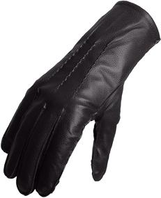 img 3 attached to 🧤 Baraca Leather Gloves Touchscreen - Stylish Winter Men's Accessories for Gloves & Mittens