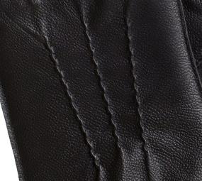 img 2 attached to 🧤 Baraca Leather Gloves Touchscreen - Stylish Winter Men's Accessories for Gloves & Mittens