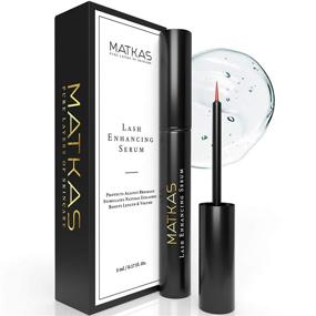 img 4 attached to MATKAS Eyelash Growth Serum - 5mL: Rapid Boost for Longer, Fuller Lashes and Thicker Eyebrows