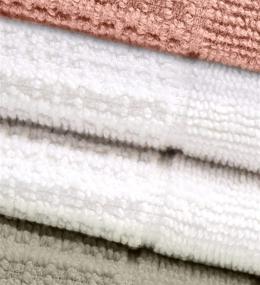 img 2 attached to 🛁 Premium 12-Pack Pleasant Home Washcloth Set - Luxurious 100% Ring Spun Cotton, Blush Combo, Waffle Design – Super Soft & Highly Absorbent Face Towels