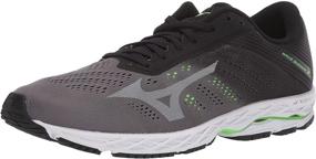 img 4 attached to 👟 Mizuno Men's Shadow Running Campanula White Shoes: Superior Comfort and Style for Men