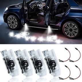 img 4 attached to 🚗 Enhance Your Lexus Experience: LED Car Door Logo Light Courtesy Projector Laser Welcome Lights Ghost Shadow Logo Light (4 Pack) - Compatible with RX/ES/GX/LS/IS/LX Series