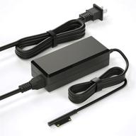 vhbw surface pro charger: compatible with surface pro x, pro tablet, surface book, and surface laptop - 15v2.58a power supply logo