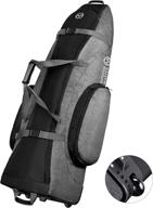 🐊 alligators outdoormaster padded golf club travel bag with wheels - waterproof 900d heavy duty oxford logo