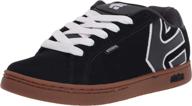 etnies fader shoes footwear black sports & fitness for skates, skateboards & scooters logo