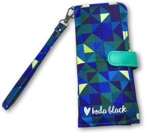 img 4 attached to Koda Black Printed Womens Wristlet Women's Handbags & Wallets