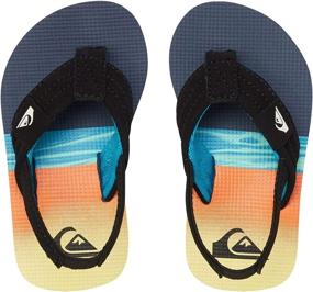 img 4 attached to Quiksilver Molokai Layback Toddler Flip Flop Boys' Shoes : Sandals