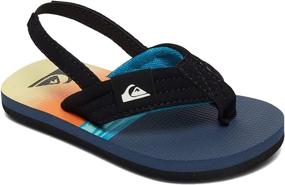 img 3 attached to Quiksilver Molokai Layback Toddler Flip Flop Boys' Shoes : Sandals