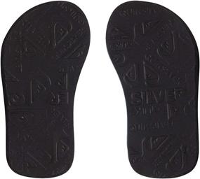 img 1 attached to Quiksilver Molokai Layback Toddler Flip Flop Boys' Shoes : Sandals