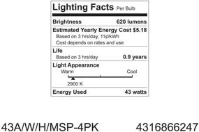 img 1 attached to 💡 GE Lighting 43W 620LM Medium Base Bulb