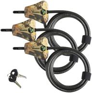 🔐 master lock python adjustable camouflage cable locks - ultimate security with #8418ka camo 3-pack logo