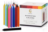 100 chime candles: assorted colors for spells, rituals, birthday party congregation logo