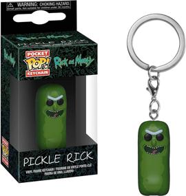 img 3 attached to 🥒 Funko 35929 Pop! Keychain: Rick & Morty Pickle Rick, Multicolor - Perfect Collectible for Rick & Morty Fans!