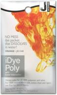vibrant poly orange jacquard idye fabric dye - 14 grams: product review, tips & usage logo