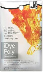 img 1 attached to Vibrant Poly Orange Jacquard iDye Fabric Dye - 14 Grams: Product Review, Tips & Usage