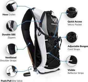 img 3 attached to Water Buffalo: The Ultimate Hydration Pack Backpack with 2L Water Bladder