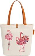 🌺 канва и пляжная сумка so'each в стиле flamingo love: стильная графическая ручная сумка логотип