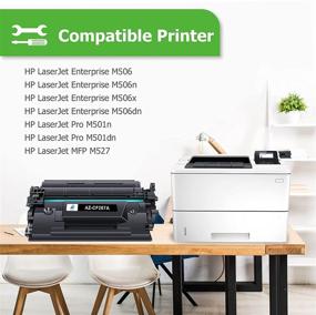 img 2 attached to 🖨️ Aztech Compatible Toner Cartridge Replacement for HP 87A CF287A 87X CF287X: High-Quality Black Ink for HP Laserjet Enterprise & Pro Printers (1-Pack)