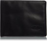 optimized search: big skinny blocking leather bi fold wallet logo