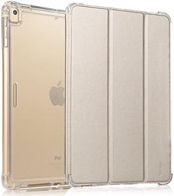 img 4 attached to 📱 Valkit iPad Mini 5th Gen 2019 Case, iPad Mini 4 Case, Shockproof Protective Smart Folio Stand Heavy Duty Rugged Impact Resistant Armor Cover [Auto Sleep/Wake], Champagne Gold