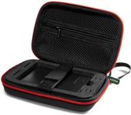 📁 axigear weather resistant portable external hard drive carrying case with shockproof foam insert - ideal for seagate, toshiba, and western digital external hard drives (black) logo